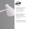 Leuchten Direkt lampa podłogowa LED PIXIE, regulowany łuk, w bieli, 3000 Kelvin
