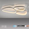 Leuchten Direkt lampa sufitowa LED PEBBLES, pamięć, biała, 3000 Kelvin ciepła biel, 3 pętle