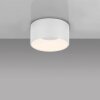 Leuchten Direkt, lampa sufitowa LED TANIKA, biała, z pamięcią, ciepła biel 3000 kelwinów