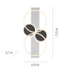 Leuchten Direkt lampa sufitowa TROOPER w białym kolorze, LED 3000 Kelvin, ciepła biel