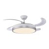 Leuchten Direkt, wentylator sufitowy LED KOPTA, regulowana barwa światła 3000-6000 Kelvin