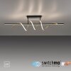Leuchten Direkt, lampa sufitowa EMANDA z falistym elementem LED, 3000 Kelvin, ciepła biel