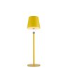 Leuchten Direkt, żółta regulowana lampa stołowa LED BOTERIA, 3000 Kelvin ciepła biel