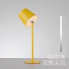Leuchten Direkt, żółta regulowana lampa stołowa LED BOTERIA, 3000 Kelvin ciepła biel