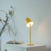 Leuchten Direkt, żółta regulowana lampa stołowa LED BOTERIA, 3000 Kelvin ciepła biel