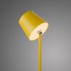 Leuchten Direkt, żółta regulowana lampa stołowa LED BOTERIA, 3000 Kelvin ciepła biel