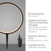 Leuchten Direkt, LED lampa ogrodowa wbijana ZIRKULU, 3000 Kelvin ciepła biel, IP65