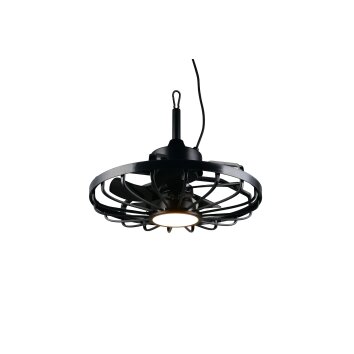 Reality LED wentylator sufitowy Oslo, IP44, barwa światła regulowana 2700-6500 Kelvin