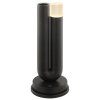 Brilliant cylindryczna lampa stołowa Sayu, czarny klosz, LED 2700 Kelvin ciepła biel IP44