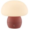 Brilliant LED lampka stołowa Dupos w kształcie grzybka, 2700 Kelvin, ciepłe światło