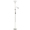 Brilliant lampa stojąca Spari do czytania z 2 stożkowymi kloszami o średnicy 25 cm
