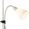 Brilliant lampa stojąca Spari do czytania z 2 stożkowymi kloszami o średnicy 25 cm
