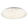 Brilliant plafon LED Bania, wzór w kropki, regulowana barwa światła 2700-4000 Kelvin