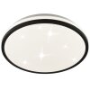Brilliant okrągły plafon LED Taya, efekt gwiaździstego nieba, regulacja 2700-6500 Kelvin