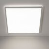 Brilliant plafon LED Tanida, ściemniana pilotem, regulowana barwa światła 3000-6500 Kelvin