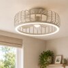 Brilliant lampa sufitowa LED Capo, beżowa, regulowana barwa światła 2700-6500 Kelvin