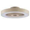 Brilliant lampa sufitowa Catania LED, beżowa, regulowana barwa światła 2700-6500 Kelvin