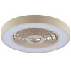 Brilliant lampa sufitowa Catania LED, beżowa, regulowana barwa światła 2700-6500 Kelvin