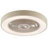 Brilliant lampa sufitowa Catania LED, beżowa, regulowana barwa światła 2700-6500 Kelvin