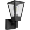 Brilliant kinkiet zewnętrzny Westcliff, trapezowa latarnia antracytowa, IP44