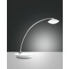 Fabas Luce Hale Lampa stołowa LED Chrom, Biały, 1-punktowy