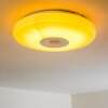 HEMLO lampa sufitowa LED Biały, 1-punktowy, Zdalne sterowanie, Zmieniacz kolorów