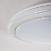 BERMEO lampa sufitowa LED Biały, 2-punktowe, Zdalne sterowanie, Zmieniacz kolorów