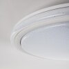 BERMEO lampa sufitowa LED Biały, 2-punktowe, Zdalne sterowanie, Zmieniacz kolorów