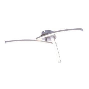 Globo LONG Lampa Sufitowa LED Nikiel matowy, 1-punktowy