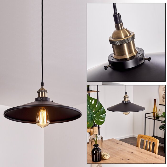 Tripolis Lampa Wisząca Czarny, 1-punktowy