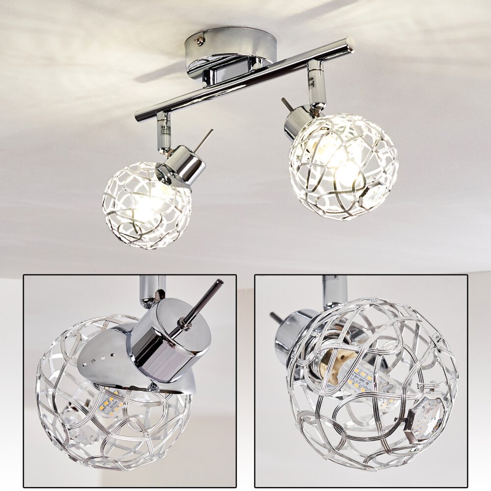 Kalipuro Lampa Sufitowa Chrom, 2-punktowe main product photo