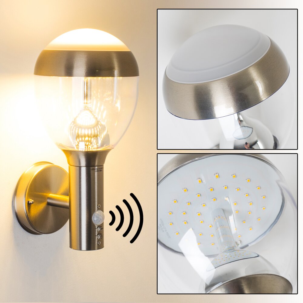CORDOVA Zewnętrzny kinkiet LED Stal nierdzewna, 1-punktowy main product photo