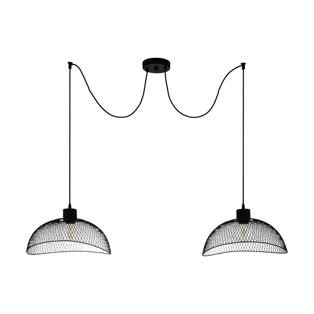 Eglo POMPEYA Lampa Wisząca Czarny, 2-punktowe main product photo