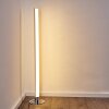 Flaut Lampa Stojąca LED Chrom, 1-punktowy, Zdalne sterowanie, Zmieniacz kolorów
