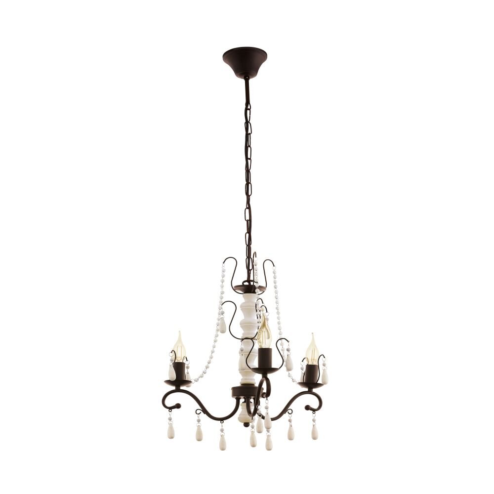 Eglo CHATTISHAM Lampa Wisząca Brązowy, Biały, 3-punktowe main product photo