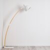 Higashi Lampa Stojąca Jasne drewno, Biały, 1-punktowy