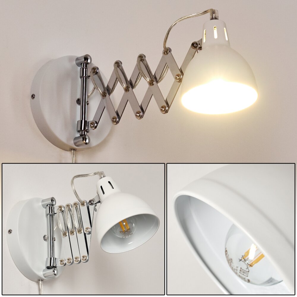 Saxon Lampa ścienna Biały, 1-punktowy main product photo