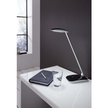 Eglo CAJERO Lampa stołowa LED Czarny, 1-punktowy