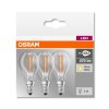 Osram LED E14 4,5 Watt 2700 Kelvin 470 Lumen zestaw trzech