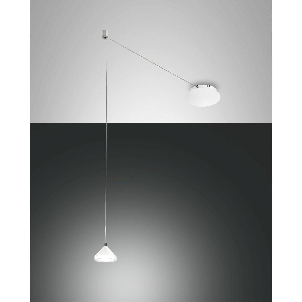 Fabas Luce Isabella Lampa Wisząca LED Biały, 1-punktowy main product photo