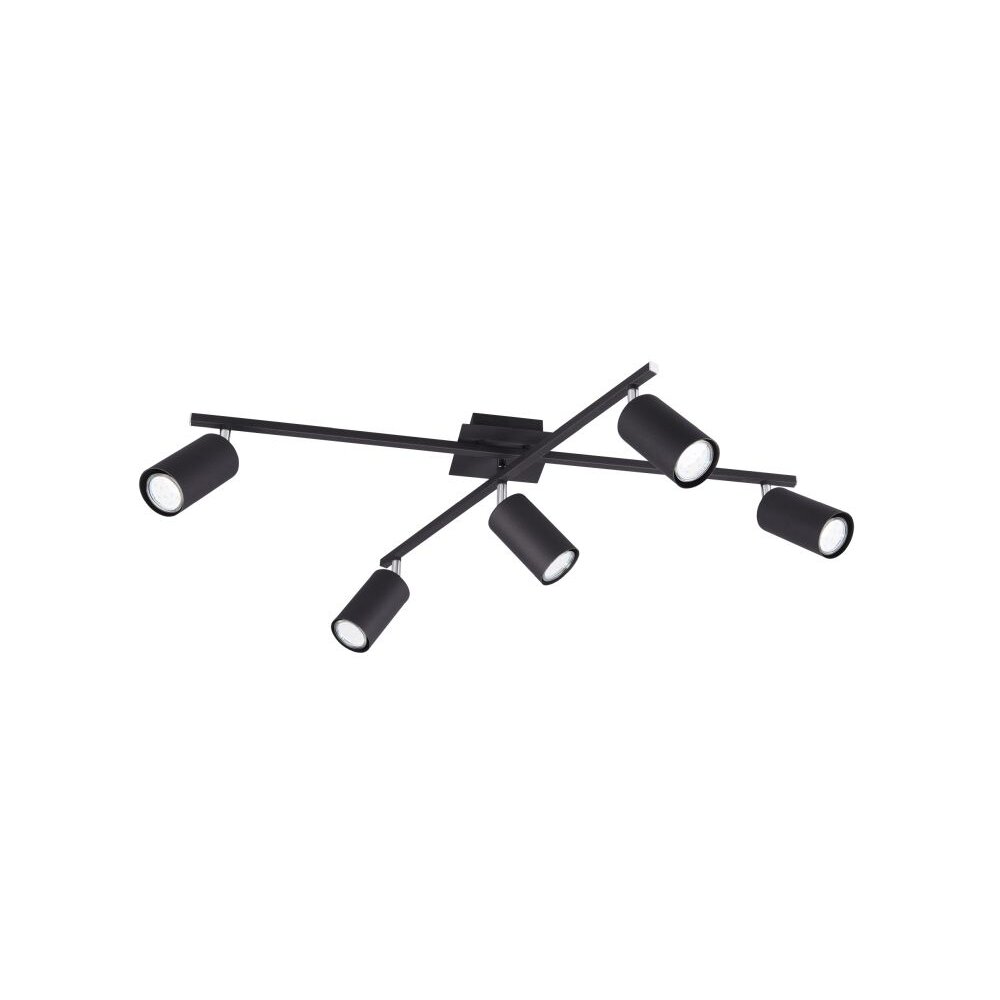 Trio Leuchten MARLEY Lampa Sufitowa Czarny, 5-punktowe main product photo