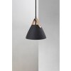 Design For The People by Nordlux Strap Lampa Wisząca Czarny, 1-punktowy