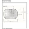 Lucide MESH Lampa Sufitowa Złoty, 1-punktowy
