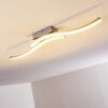 Letala Lampa Sufitowa LED Chrom, Nikiel matowy, 2-punktowe