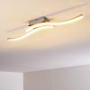 Letala Lampa Sufitowa LED Chrom, Nikiel matowy, 2-punktowe