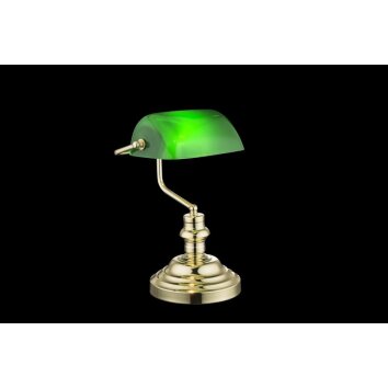 Globo Lampa stołowa Zielony, 1-punktowy
