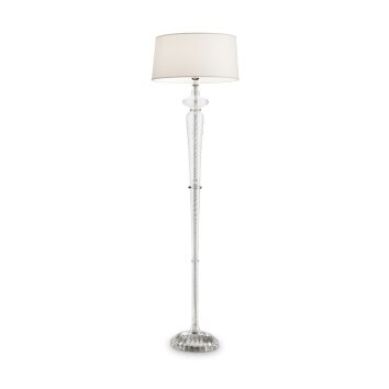 Ideal Lux FORCOLA Lampa Stojąca Chrom, Przezroczysty, 1-punktowy