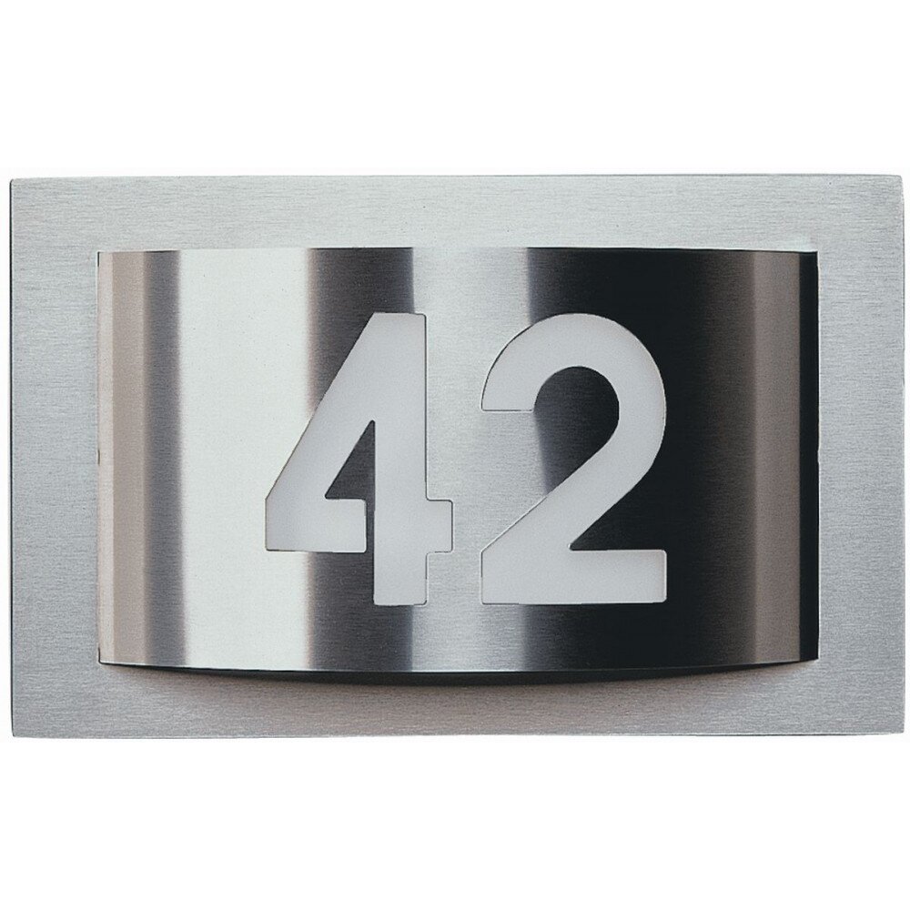 Albert 6002 oświetlenie numeru domu Stal nierdzewna, 1-punktowy main product photo