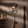 Lampa Stojąca Brilliant Matrix Antracytowy, Ciemne drewno, 1-punktowy