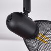 Malawi Lampa Sufitowa czarny, 4-punktowe